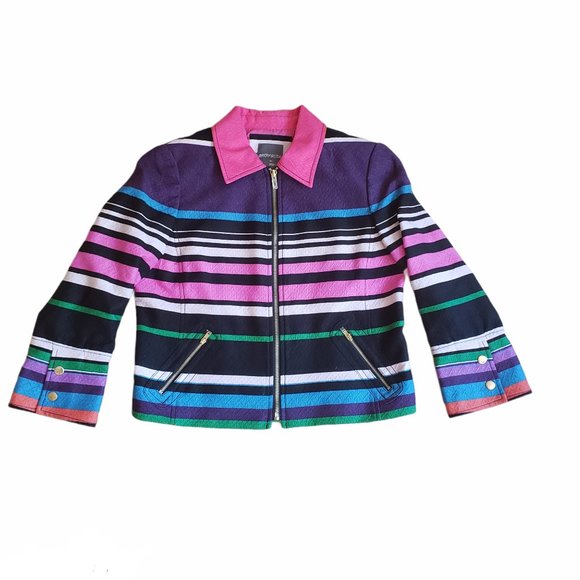 NWOT Anthracite by Muse  Multi-Colored Jacket Sz 8P - Picture 3 of 11